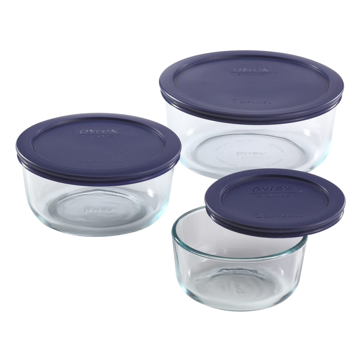 Pyrex Glass Food Storage Set 6Pc.