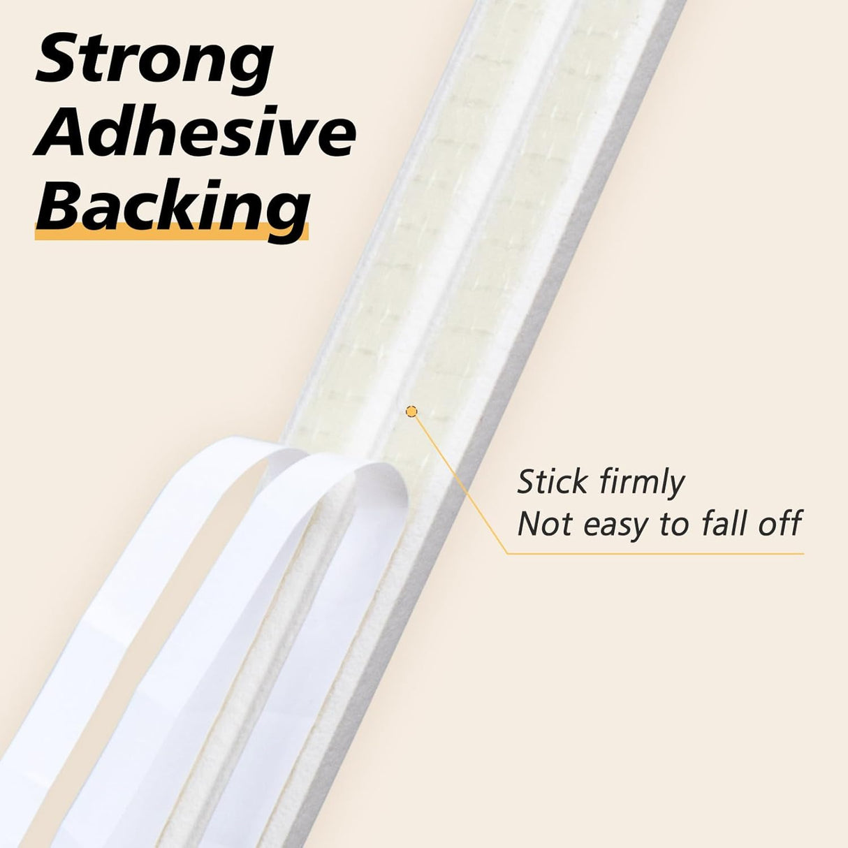 شريط عازل فروست كينج من الفوم عالي الكثافة ذاتي اللصق مقاس 3/4 × 5/16 بوصة × 10 قدم، ابيض