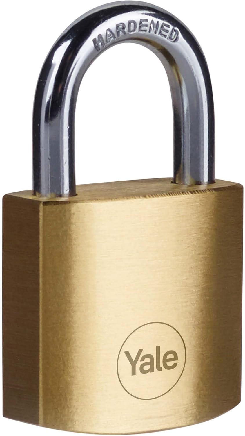 Yale Padlock Brass 25mm 113 Series Brass Finish