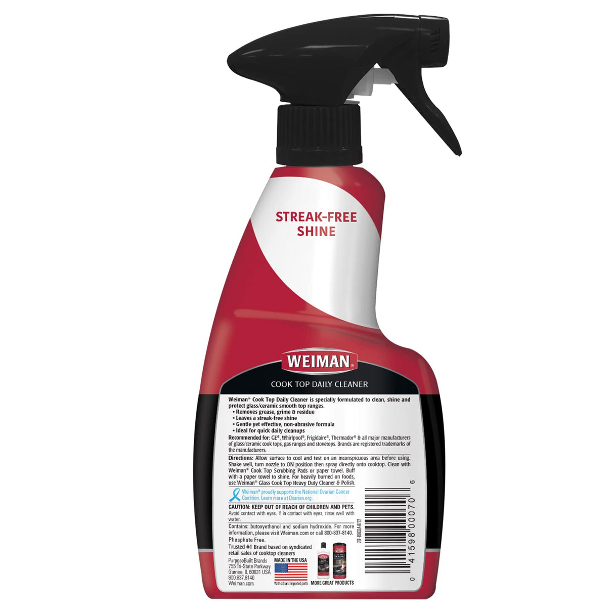 Weiman Daily Cooktop Cleaner, 12 oz.