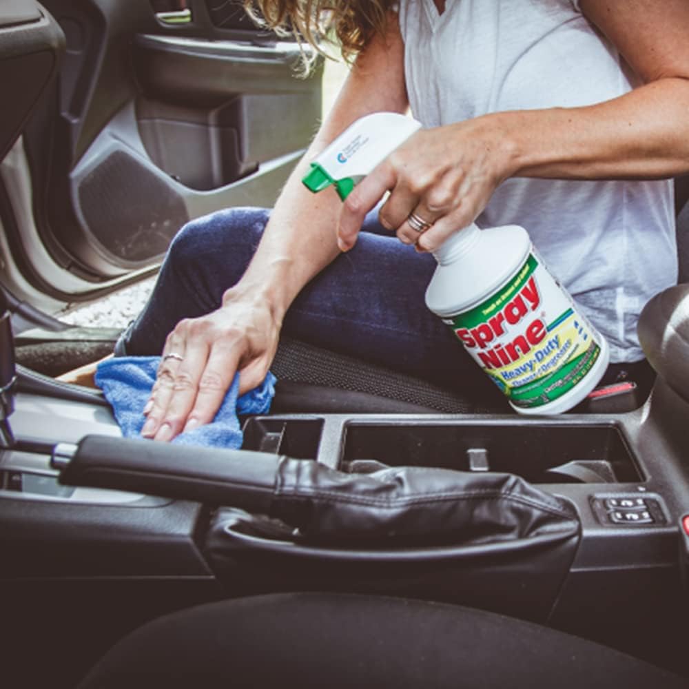 منظف ومطهر سبراي ناين شديد التحمل متعدد الاغراض، 32 اونصة، ابيض