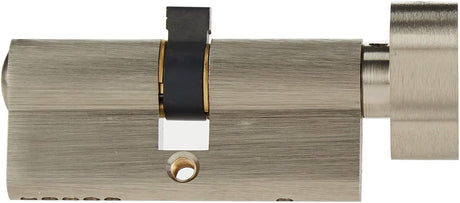 Yale European Double Satin Nickel Key Lock, 70mm, Series 500 - Brown