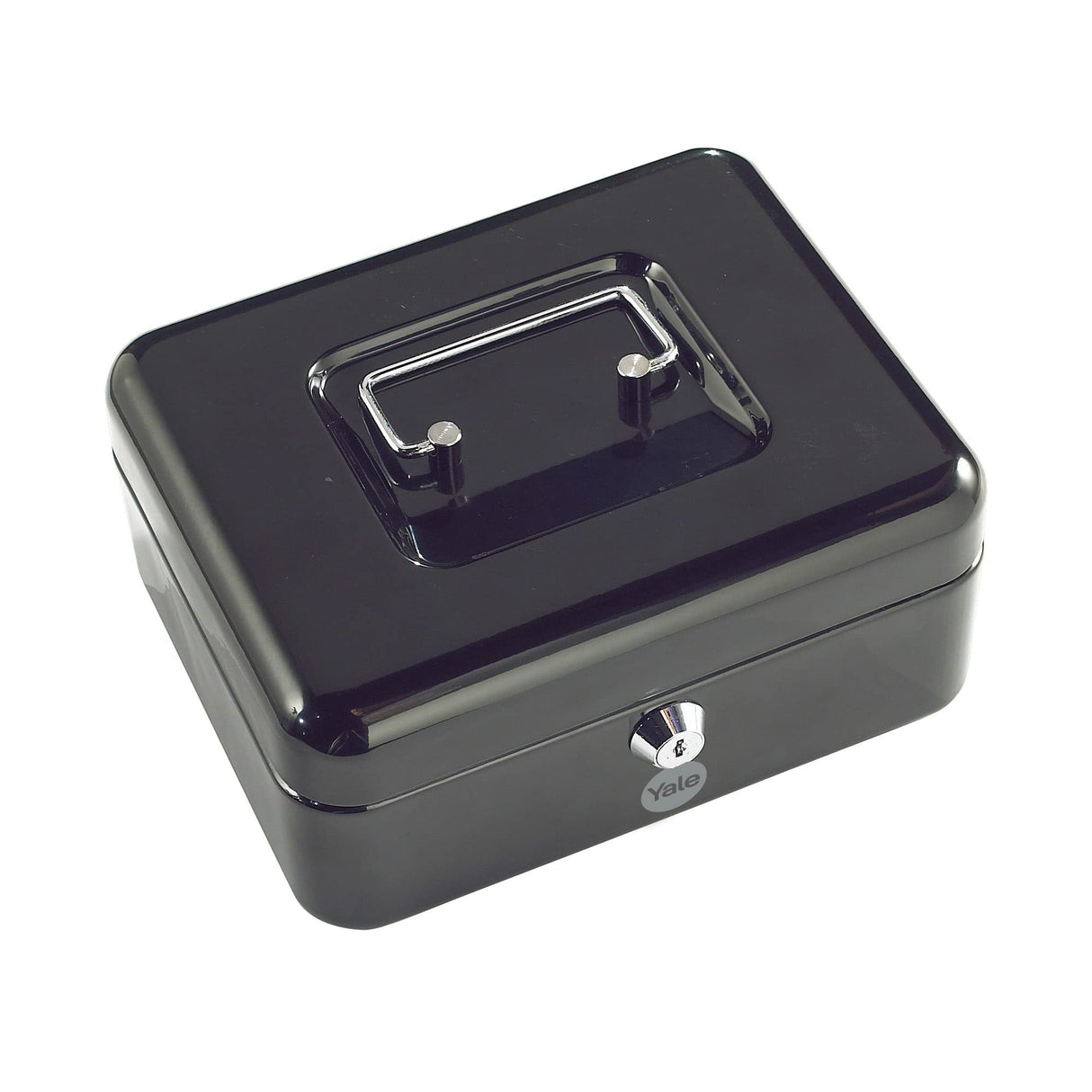 Yale Steel Cash Box, Small, 80 x 152 x 118 mm - Black
