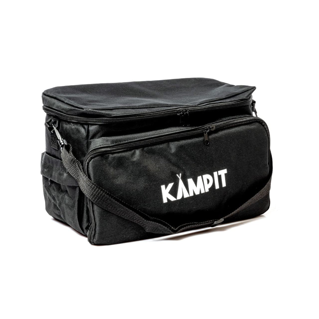 مجموعة كامبيت الفاخرة للشواء والتخييم - 12 قطعة مع حقيبة تبريد