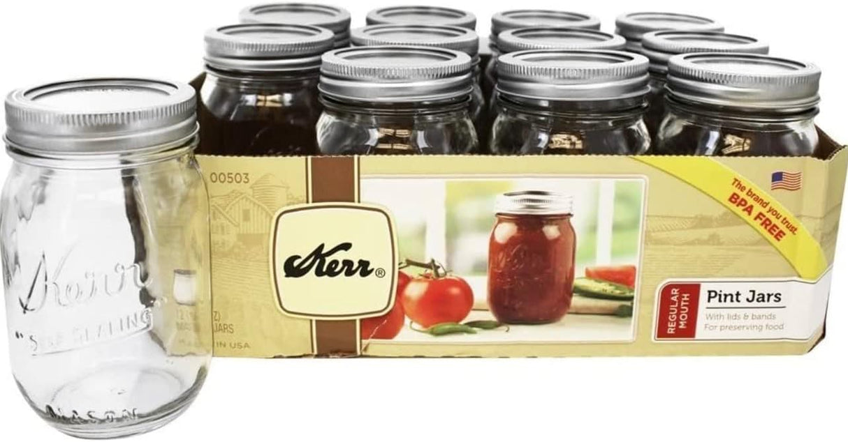 Kerr 12pk 1/2pt Reg Jar