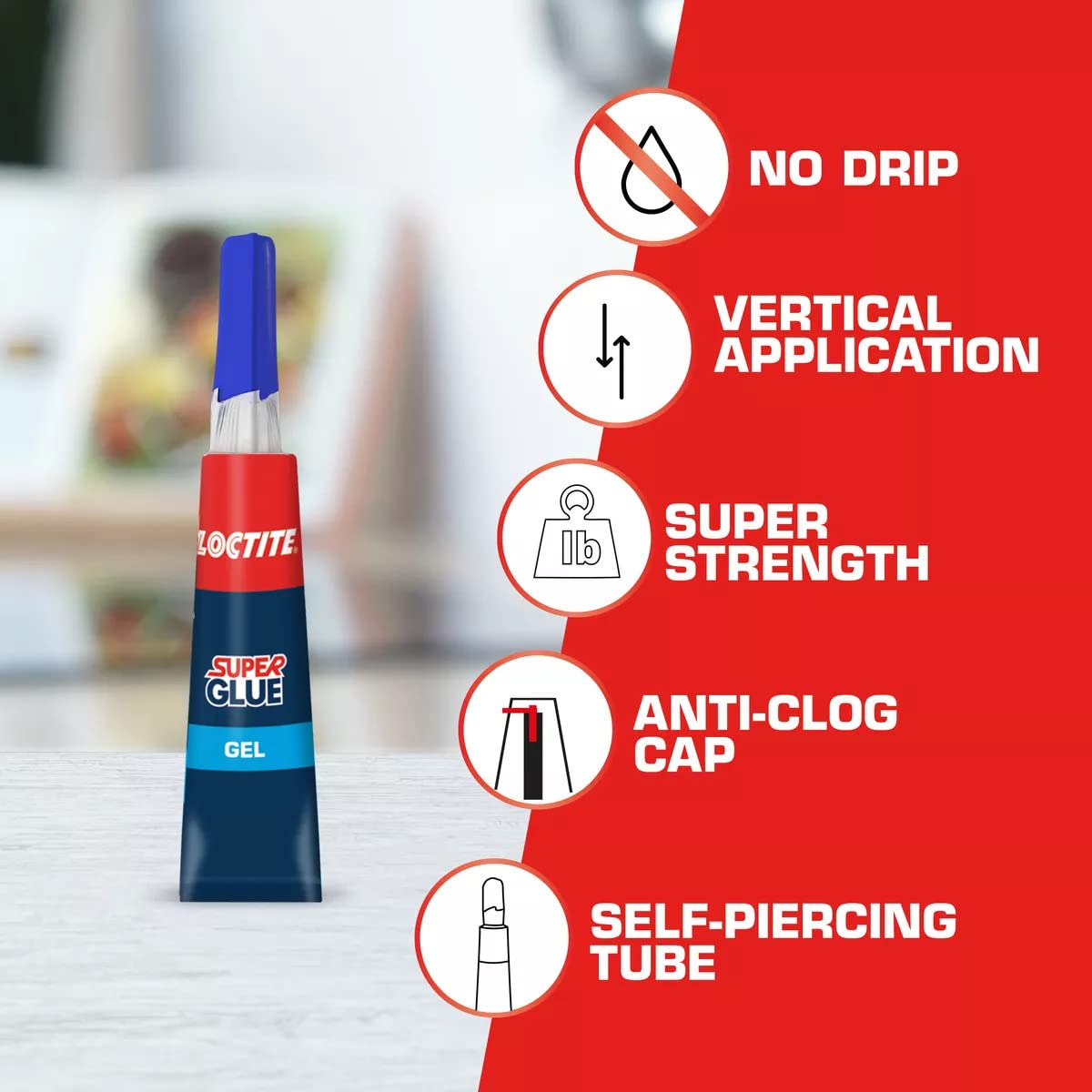 Loctite Super Glue Adhesive 4g, 2 Pack