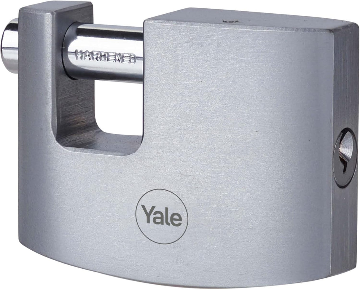 Yale Armoured Padlock 80 mm Silver