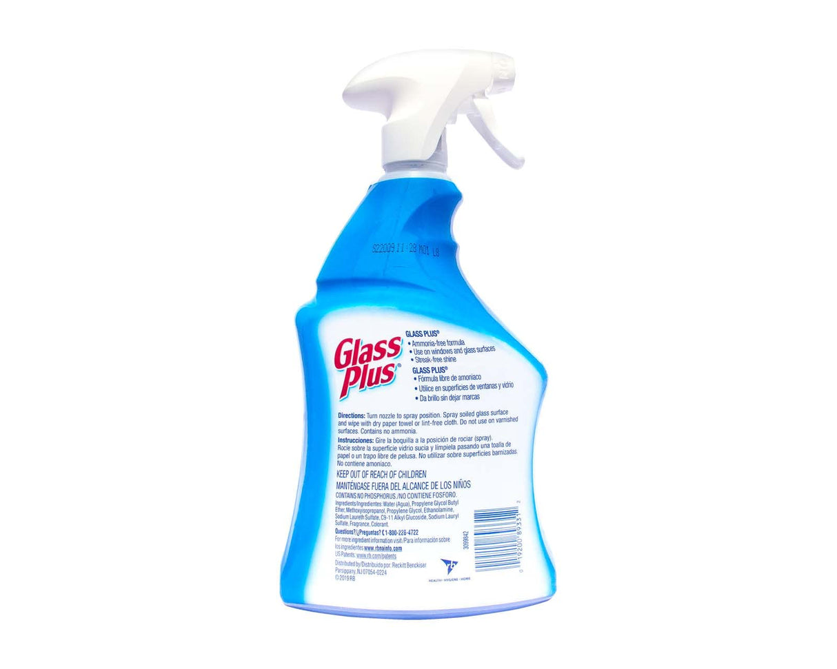 Glass Plus Glass Cleaner for Streak-Free Shine, 32 oz