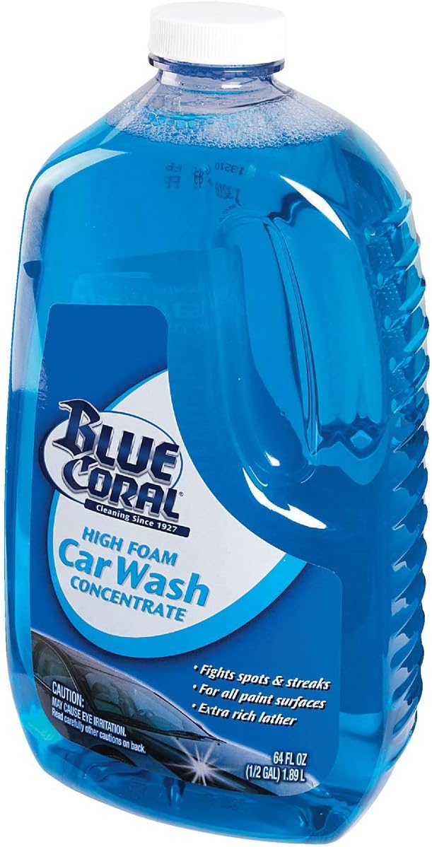 Blue Coral Car Wash Half Gallon 64 oz.