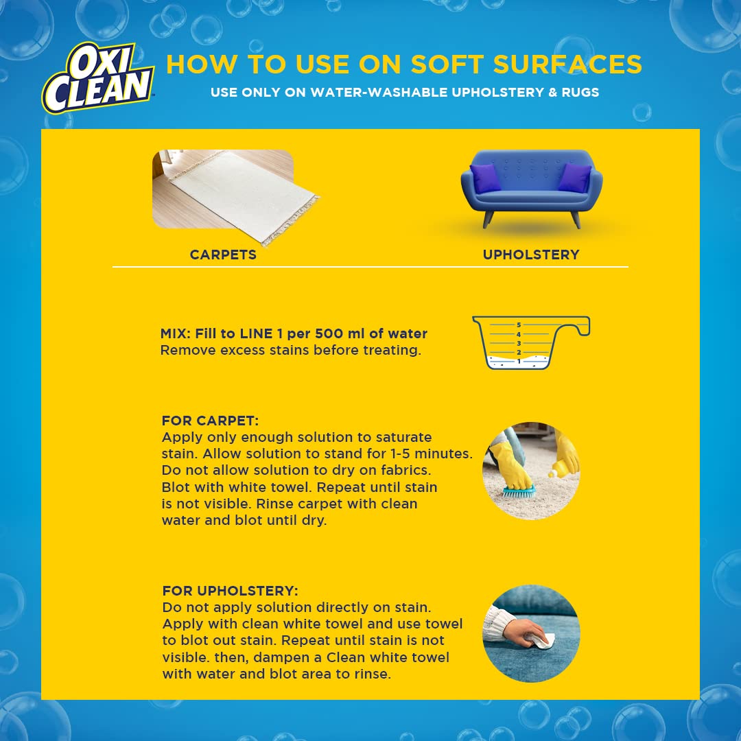 مسحوق ازالة البقع متعدد الاستخدامات من أوكسي كلين، 1.77 رطل