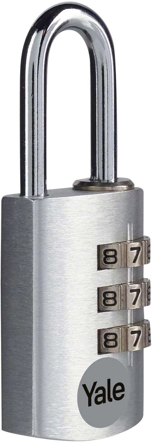 Yale Padlock Combination Aluminium 20mm Gold