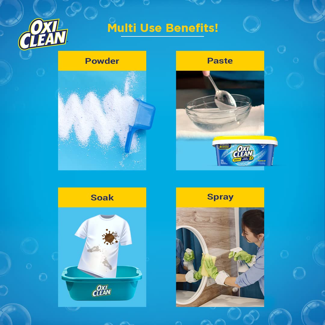 مسحوق ازالة البقع متعدد الاستخدامات من أوكسي كلين، 1.77 رطل
