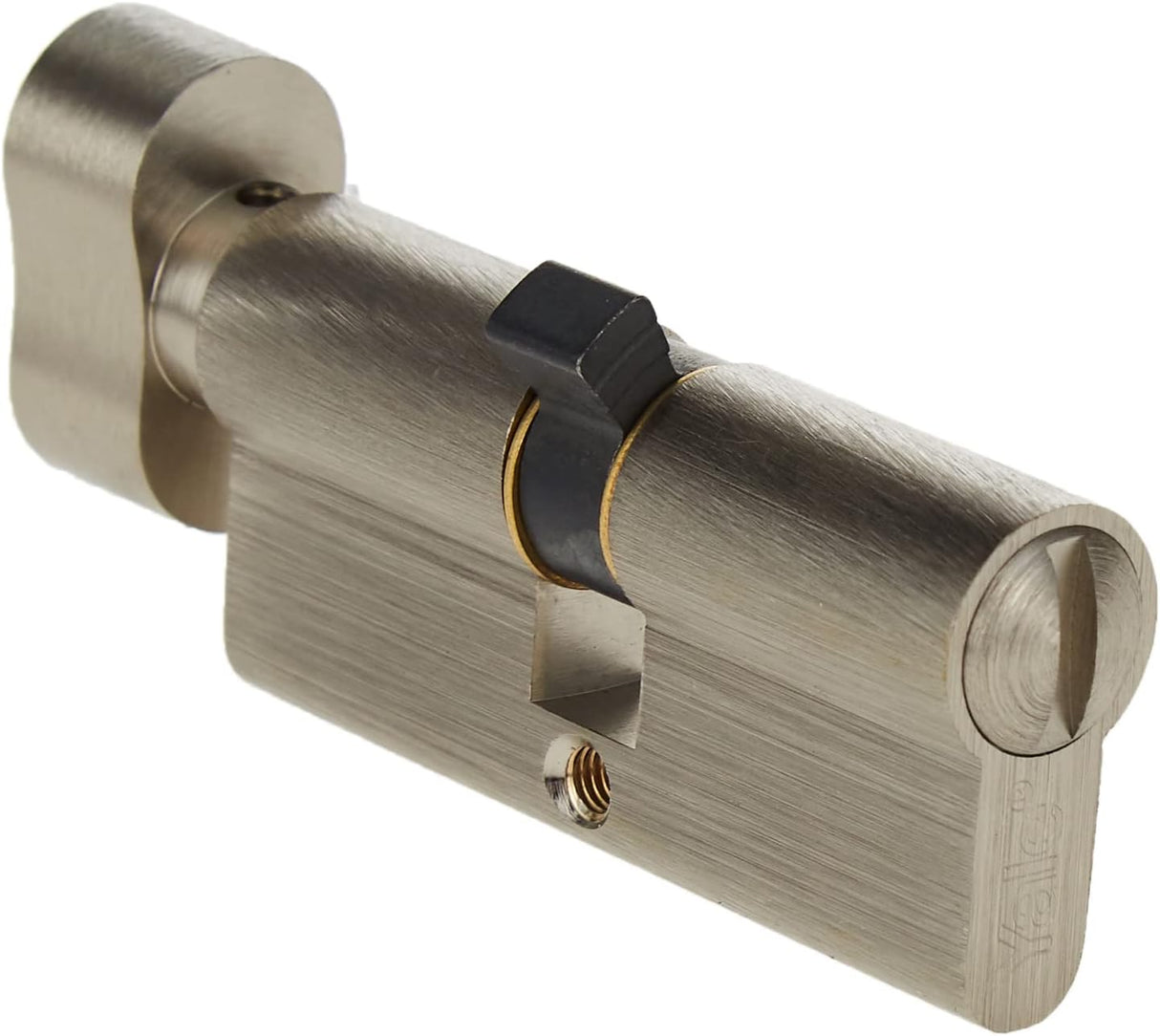 Yale European Double Satin Nickel Key Lock, 70mm, Series 500 - Brown