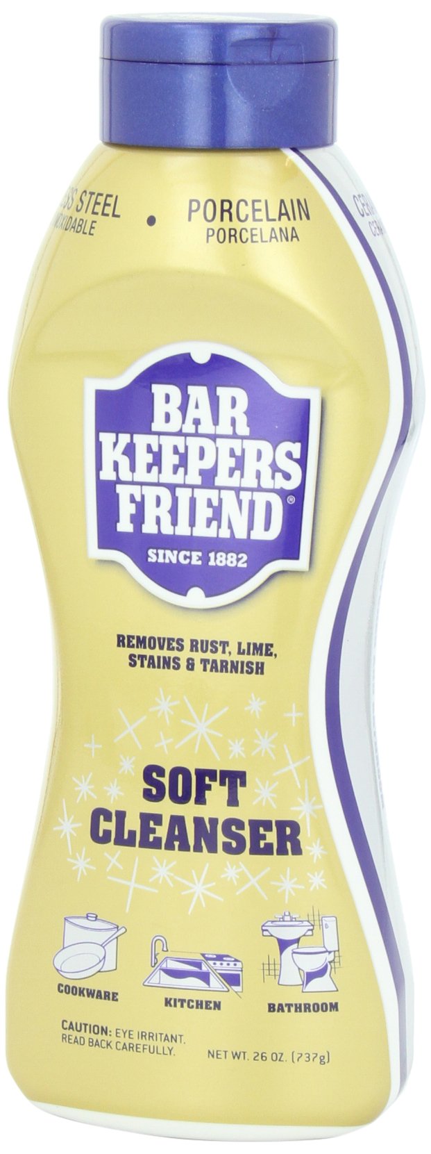 Bar Keepers Friend Soft Liquid Cleanser, 26 oz