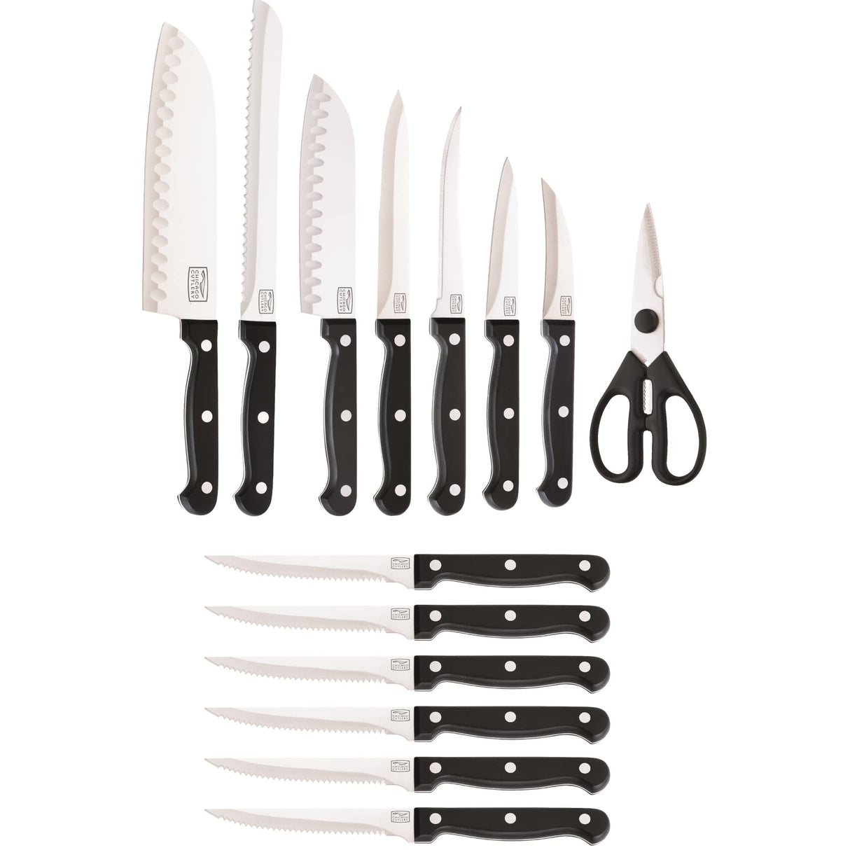 Chicago Cutlery Essentials 15 Pc Knife Block Set