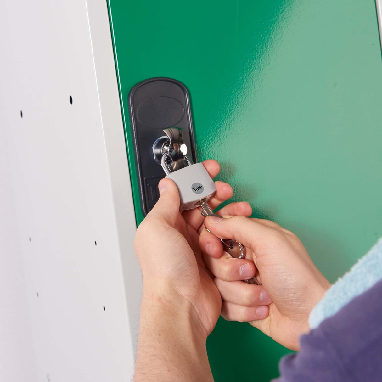Yale Padlock Aluminium 25 mm Grey