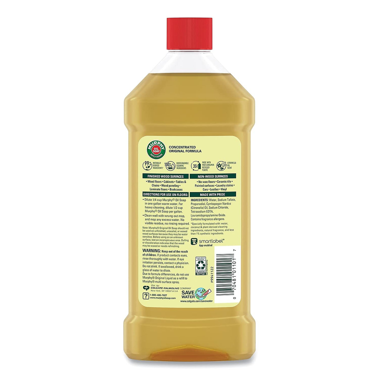 زجاجة صابون زيتي مركّز من ميرفي، برائحة منعشة، 16 أونصة