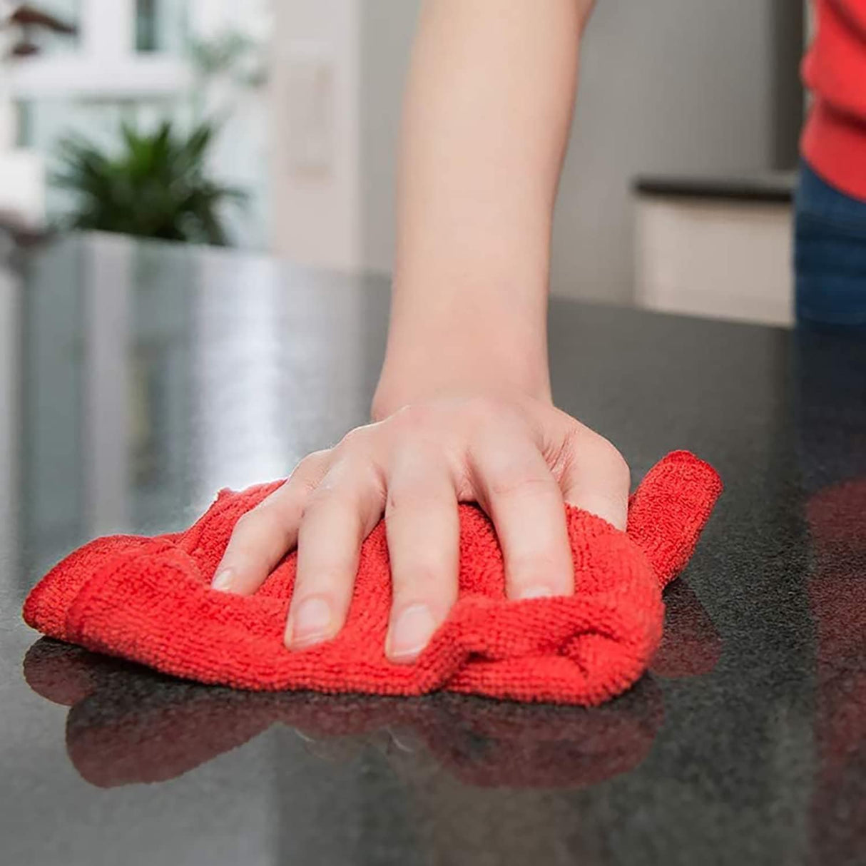 Vileda Microfiber Cleaning Cloth, 4 Pieces - Multicolor