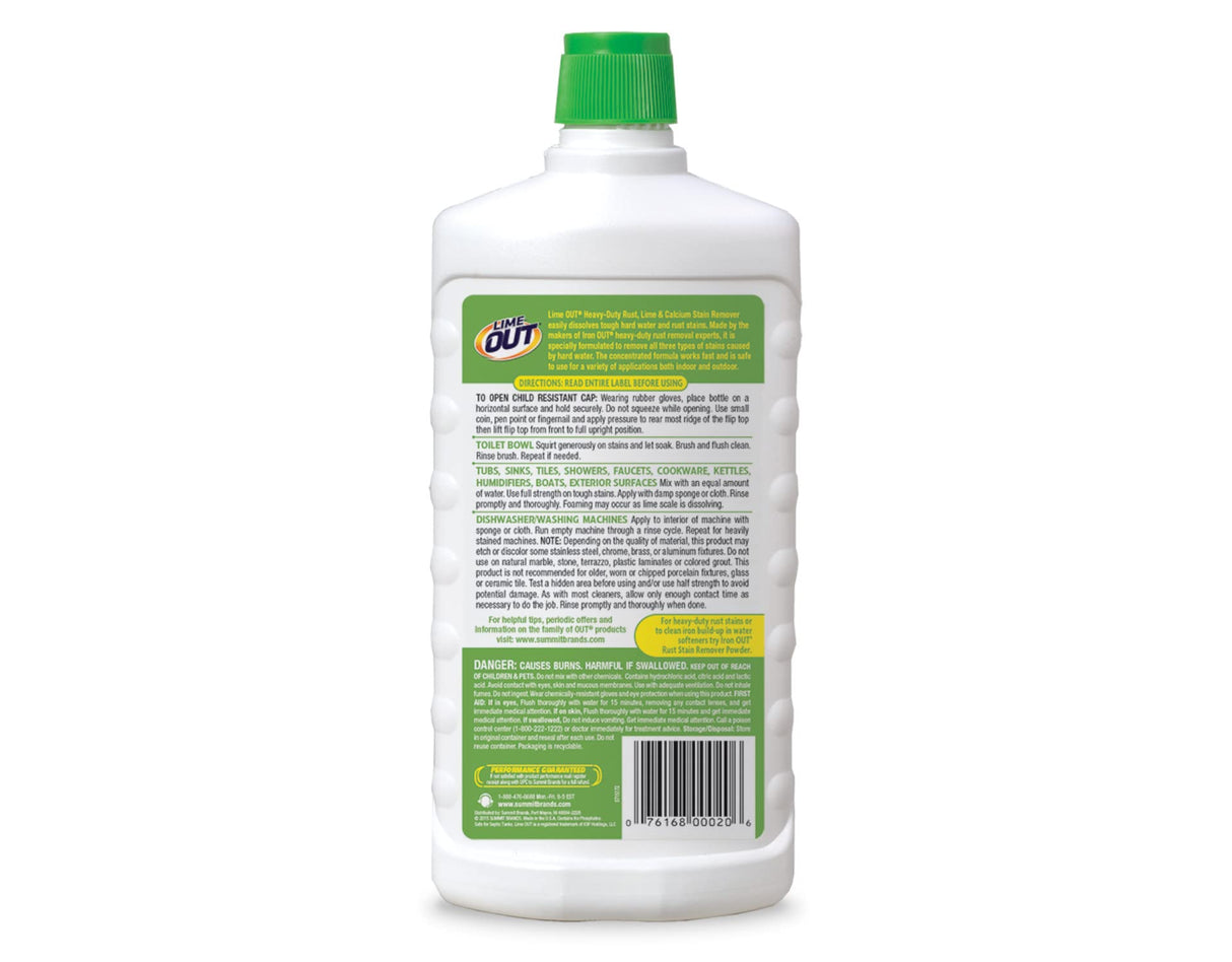 مزيل بقع الجير والصدأ والكالسيوم من لايم أوت، 24 أونصة