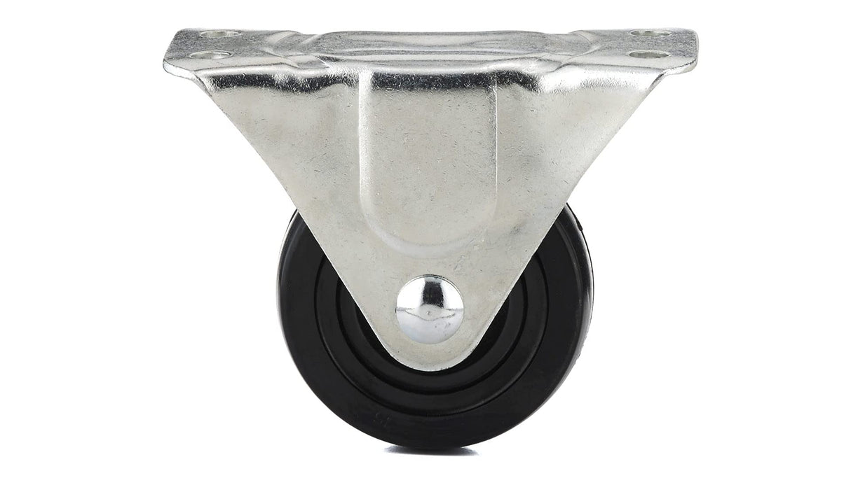 TruGuard Solid Rubber Wheel Set, 3", 209 lbs, Black