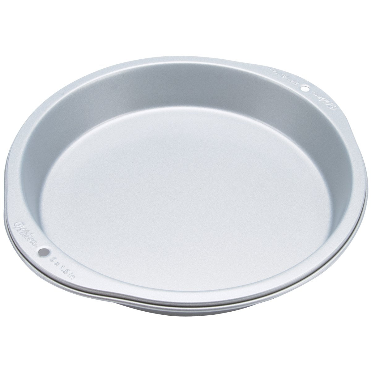 قالب خبز دائري غير لاصق من ويلتون ريسيبي رايت، مقاس 9 بوصة ، فضي