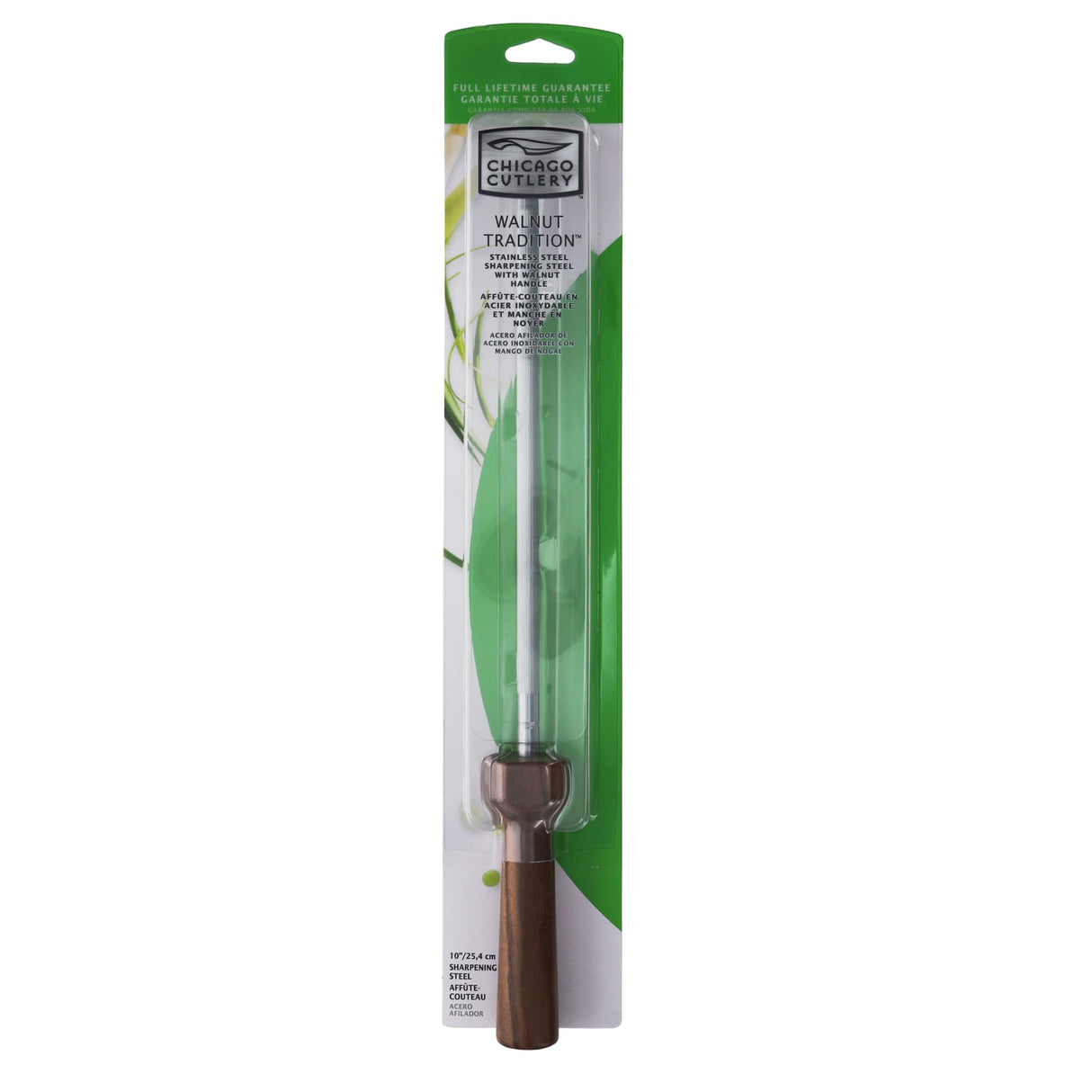 Chicago Cutlery 10Inch Walnut Sharpening Steel