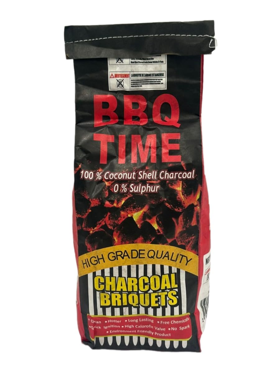 BBQ TIME CHARCOAL BRIQUETS 4KG