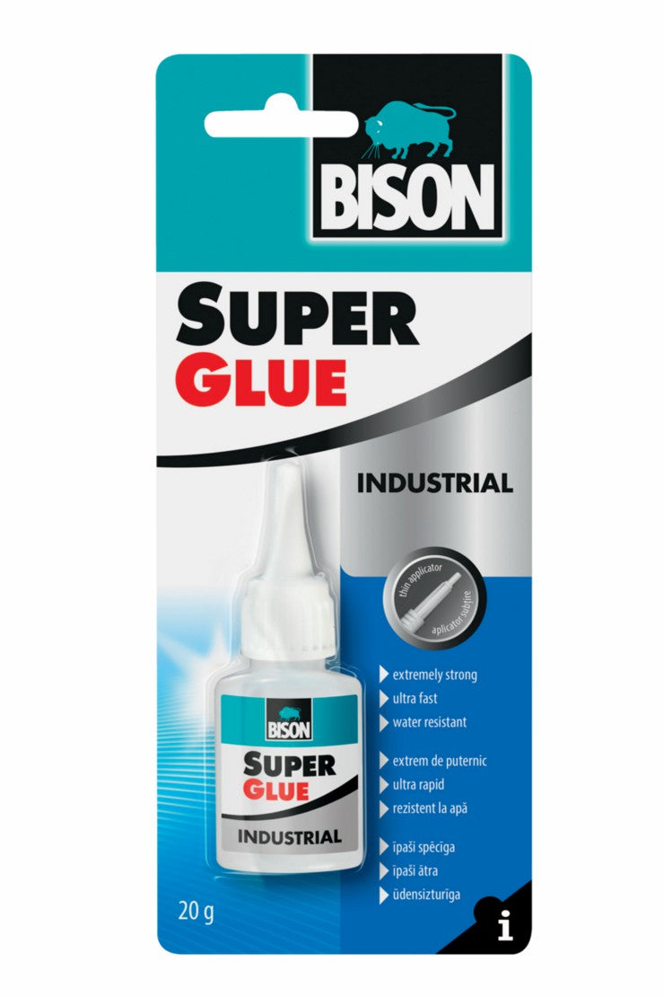 BISON SUPER GLUE INDUSTRY CARD 20G*12 L117