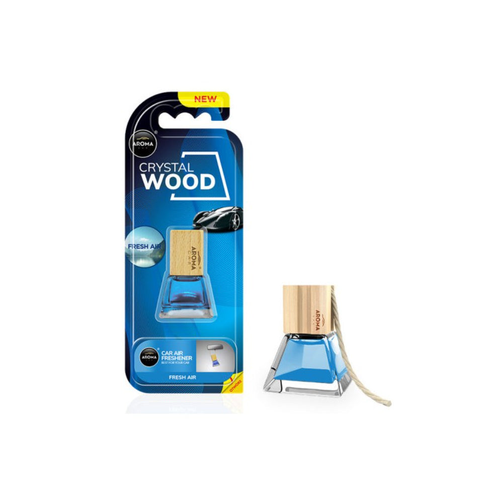 معطر هواء للسيارة أروما كريستال وود رائحة الهواء النقي - 7 مل