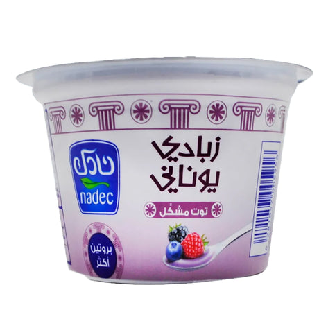 زبادي نادك اليوناني بنكهة التوت - 160 جرام