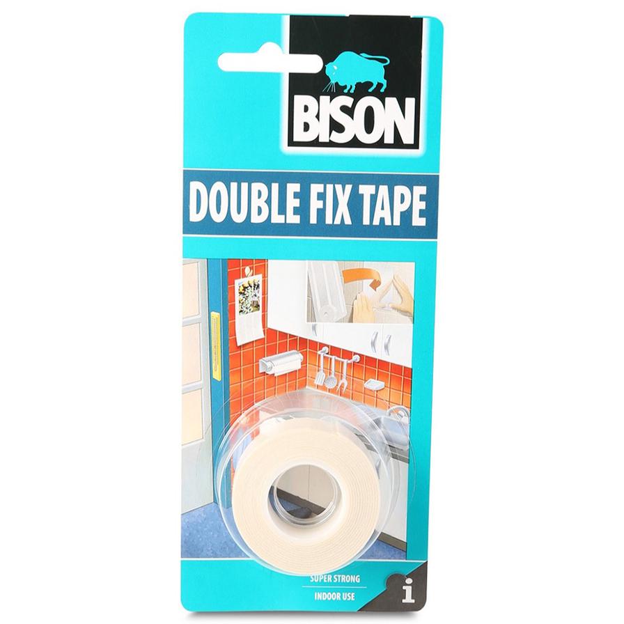 BISON DOUBLE FIX CARD 1.5M X 19MM
