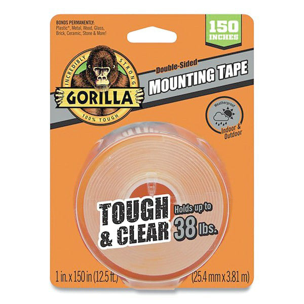 Gorilla Double Sided Tape, 1" x 150"