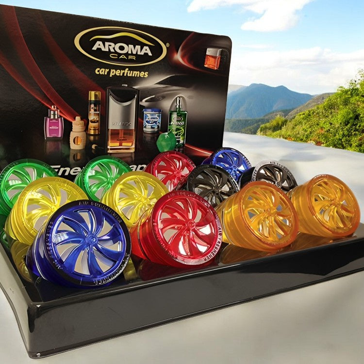 برفيوم جل للسيارة مركز من اروما كار - 12 قطعة
