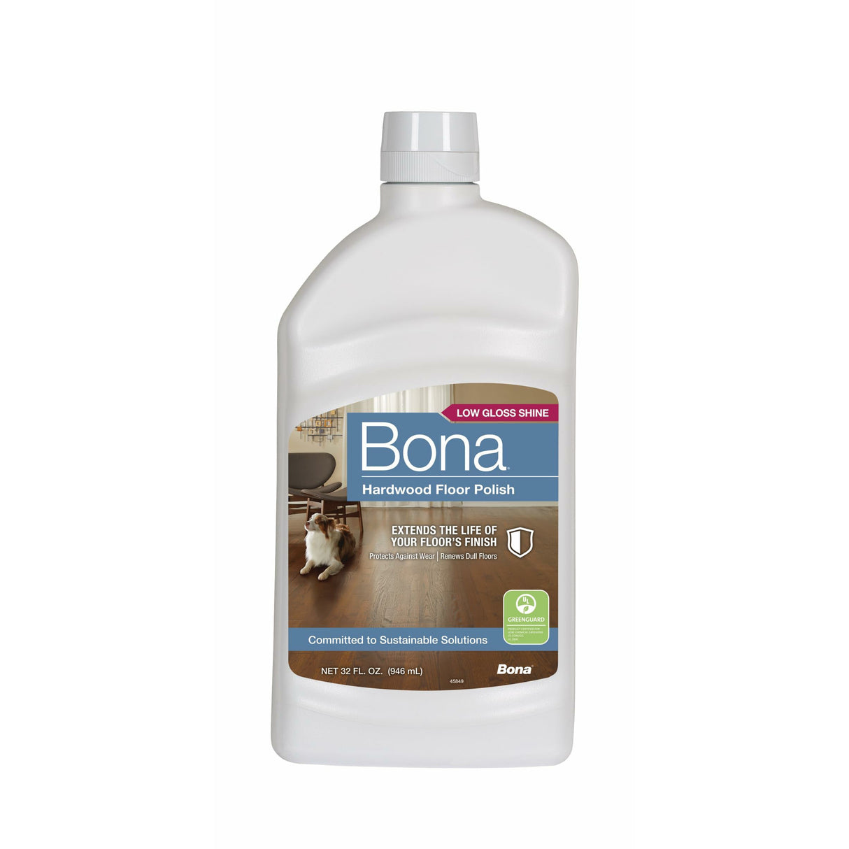 Hardwood Floor Polish - Low Gloss 32oz.