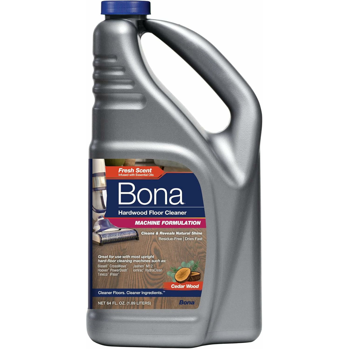 Hardwood Floor Cleaner - Hard-Floor Cleaning Machine Formulation, 64oz