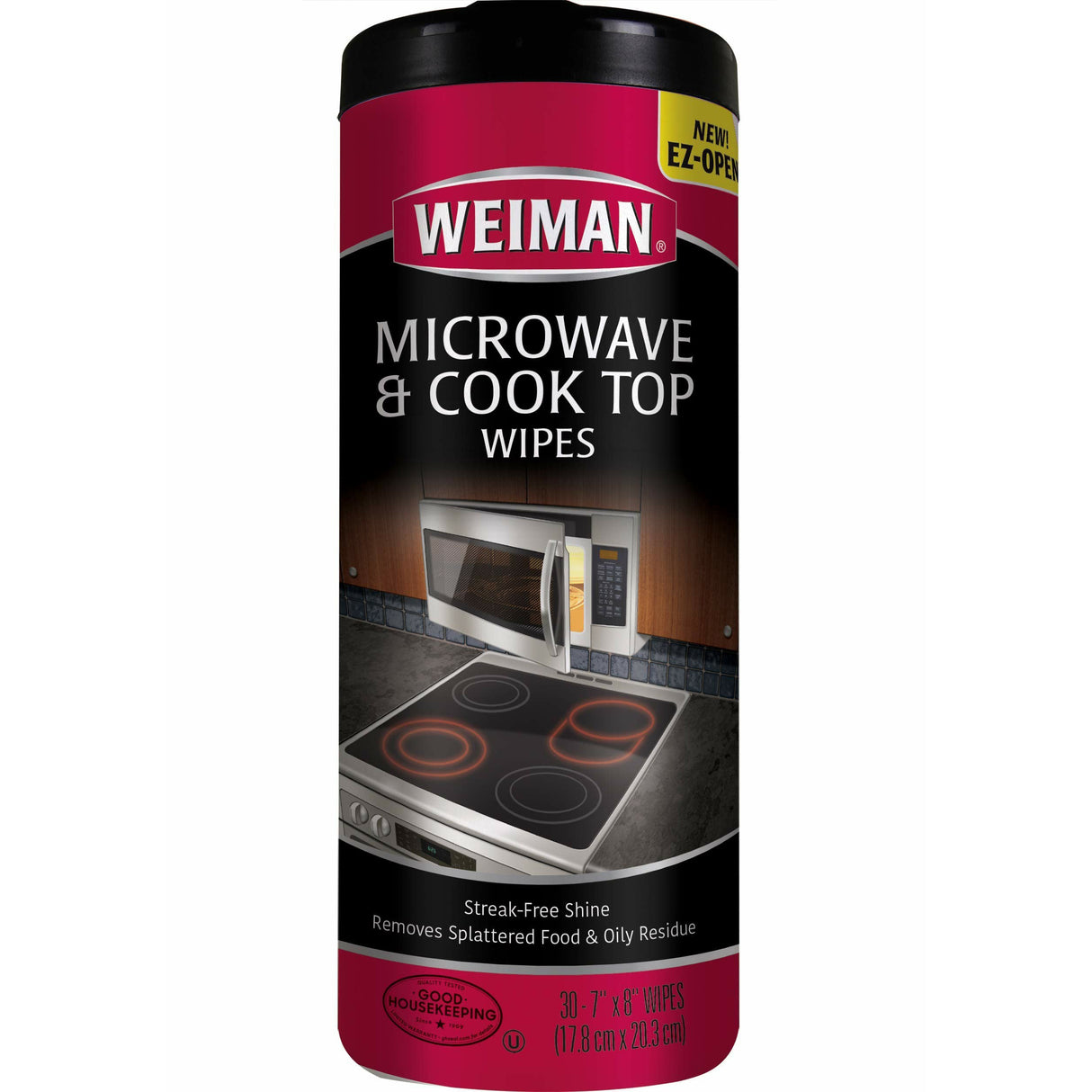 Weiman Microwave & Cooktop Wipes, 30 Count