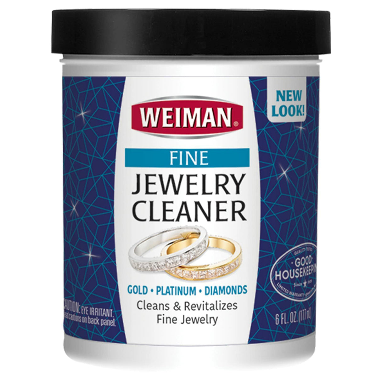 Weiman Fine Jewelry Liquid Cleaner with Cleaning Brush, 6 oz