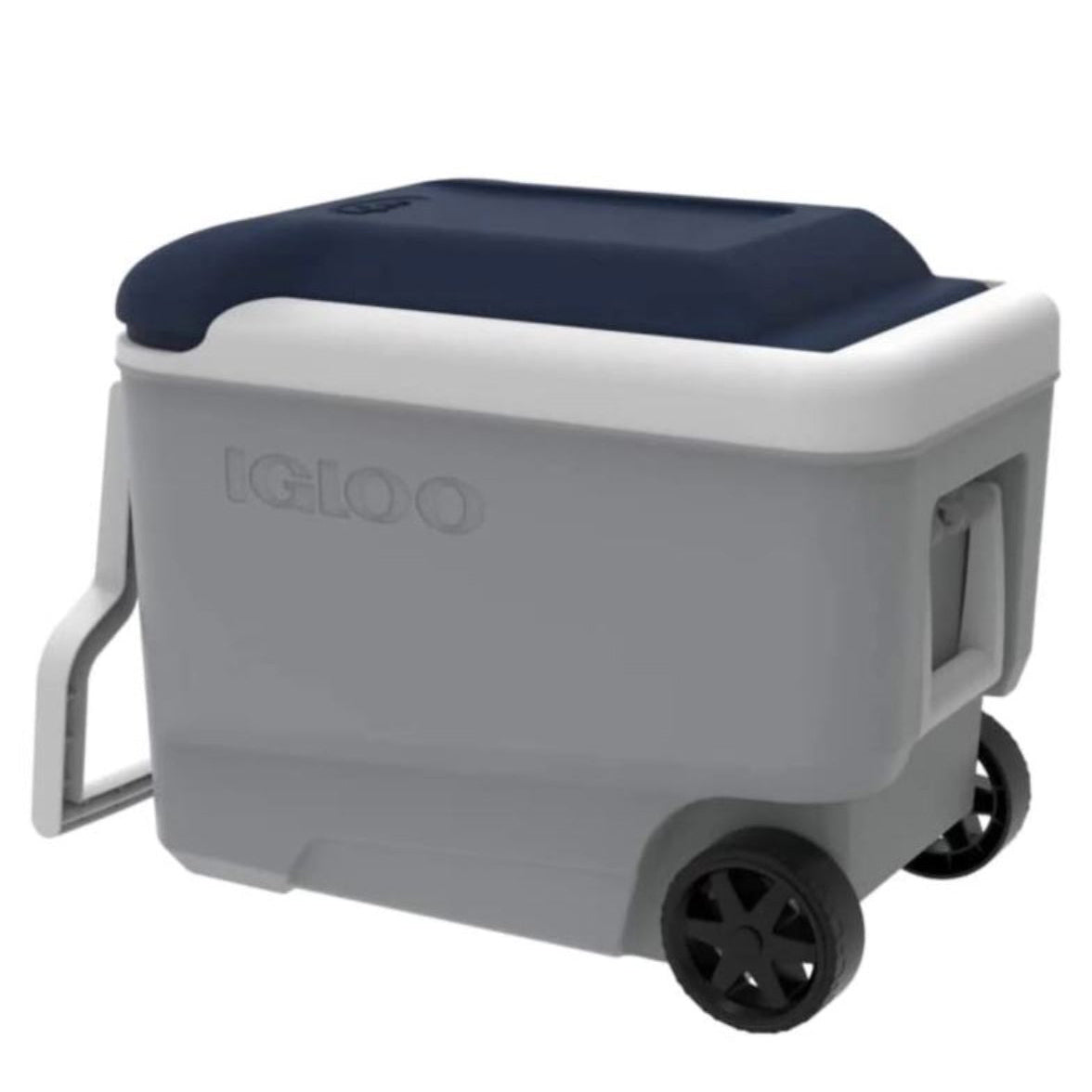 صندوق ثلج ماكس كولد بعجلات كرب بلاستيك من ايجلو 40 ربع جالون