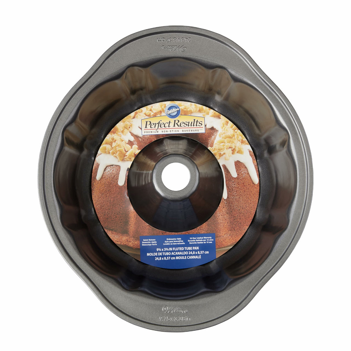 Wilton Perfect Results Non-Stick Fluted Tube Pan, 9-Inch