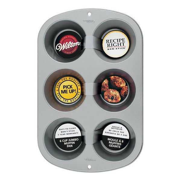 Wilton Recipe Right Nonstick Muffin and Cupcake Pan, 12-Cavity