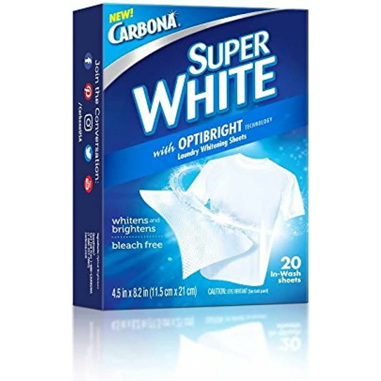 اوراق كاربونا سوبر وايت تقنية اوبتيبرايت الخالية من المبيضات، 20 قطعة