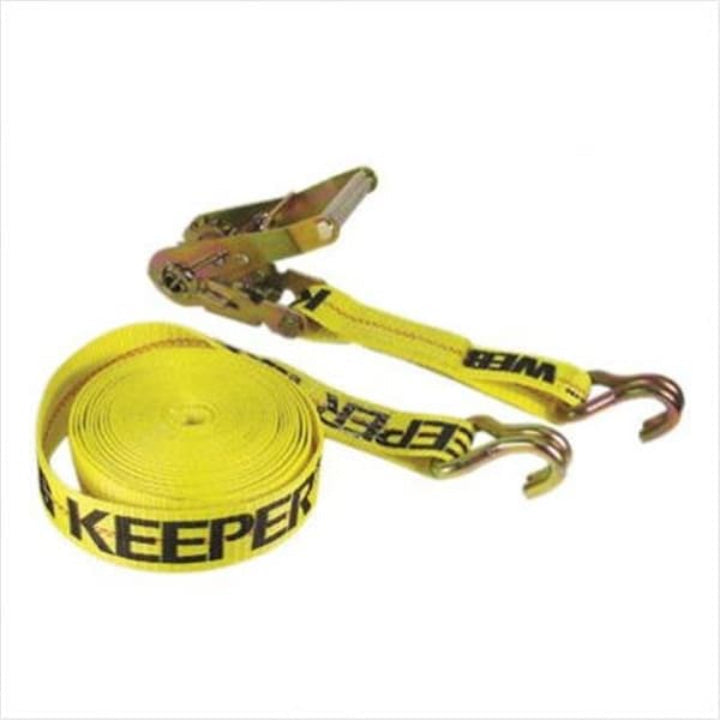 Keeper 2" X 27' J Hook Strap Yellow