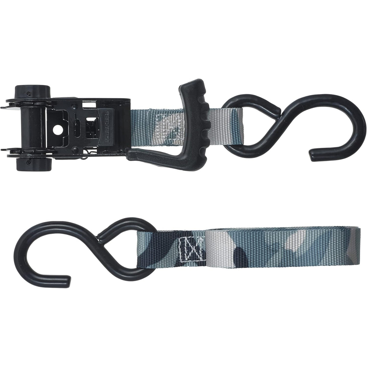 Keeper Tie Down Strap 1" X 10' 2 Pack Camo Grey
