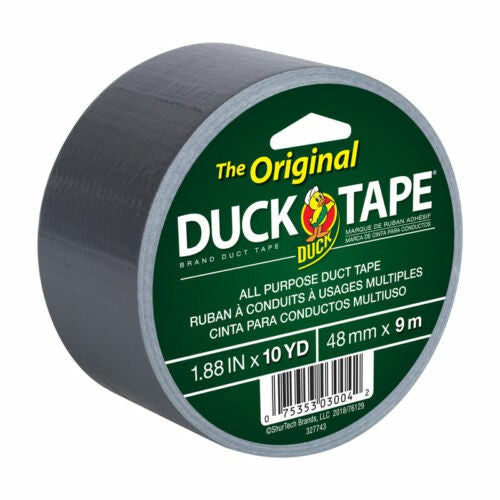 Duck Premium Multi-Purpose Tape, Grey, 1.88" x 10 Yards