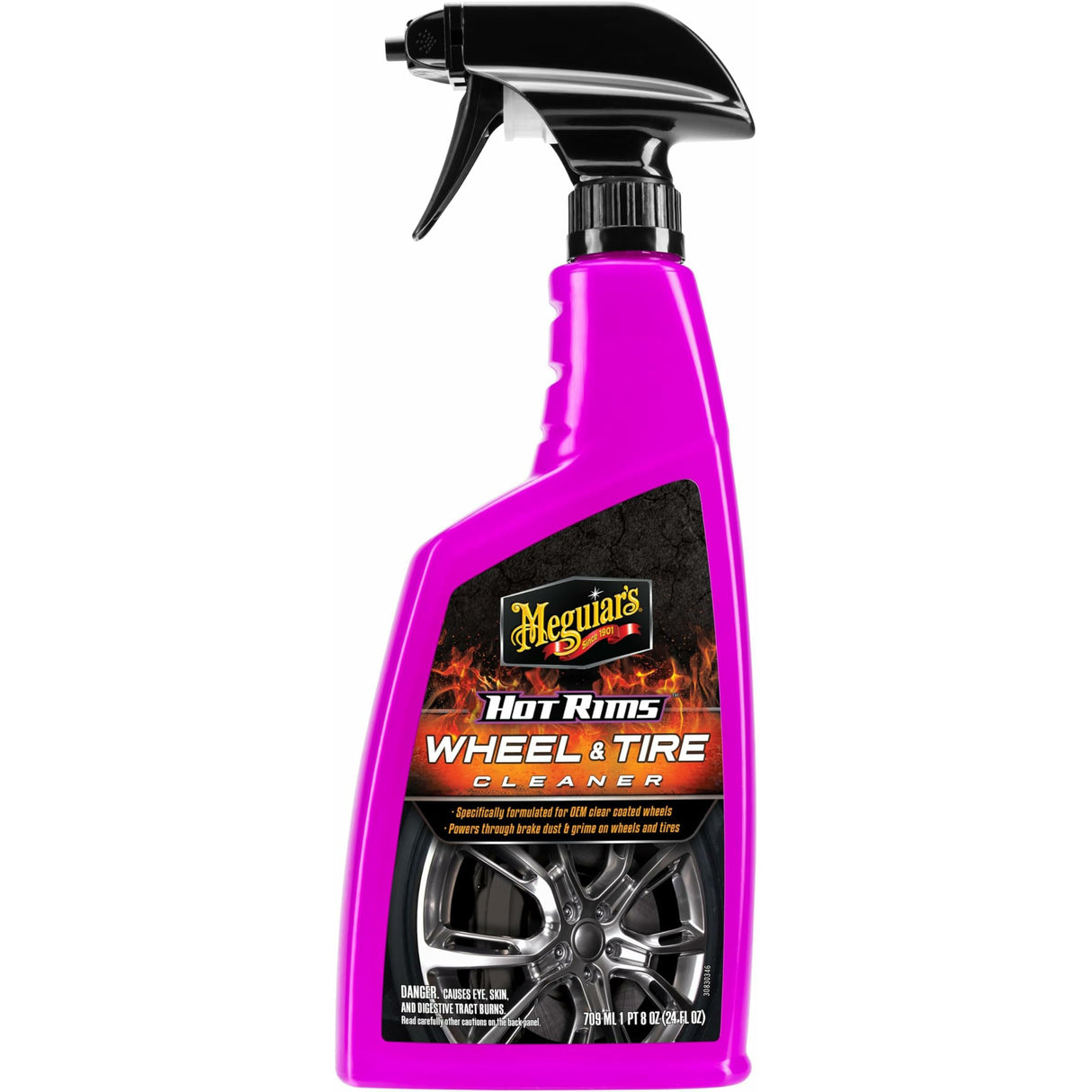 Meguiar's Hot Rims Wheel and Tire Cleaner Spray - 709 ml