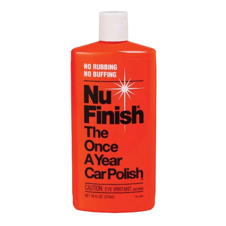 New Finish Car Wax Polish 16 oz Orange