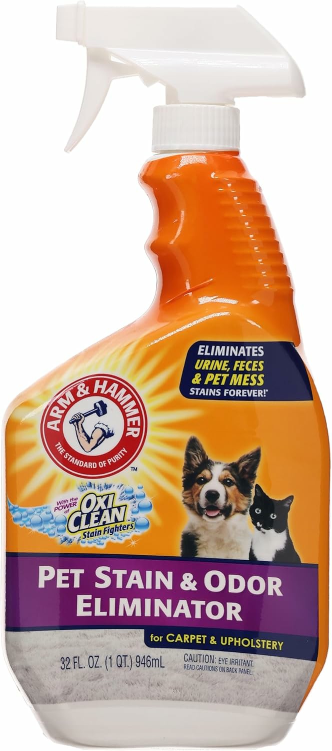 مزيل رائحة الحيوانات الأليفة من آرم آند هامر للعناية المنزلية، 32 أونصة