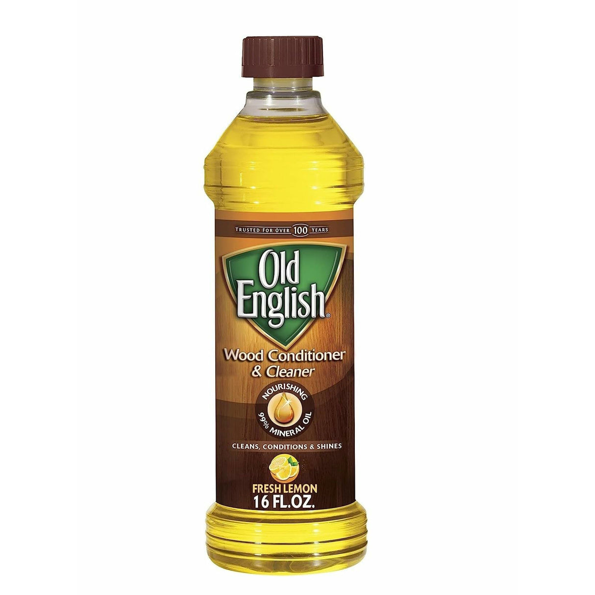 زجاجة مرطب ومنظف للخشب من أولد انجليش برائحة الليمون المنعشة، 16 أونصة