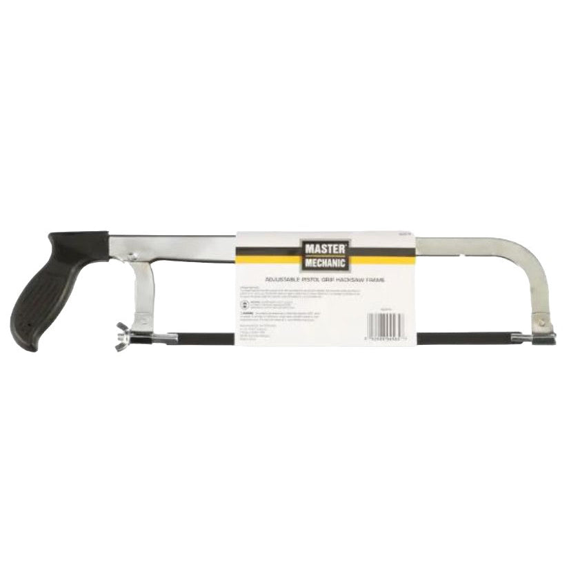 اطار منشار معدني قابل للتعديل بمقبض مسدس من ماستر ميكانيك 12 بوصة 24سن لكل بوصة