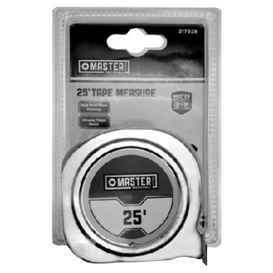 Master Mechanic Chrome Tape Measure